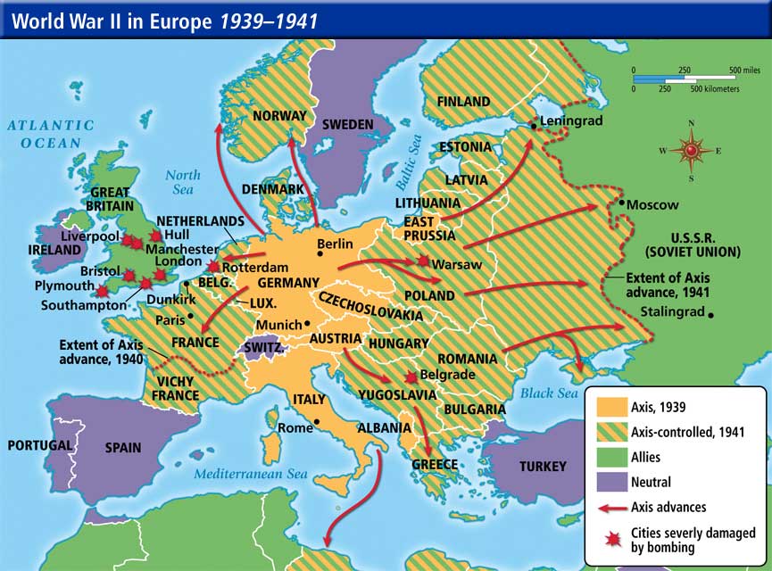 World War II in Europe 1939~1941